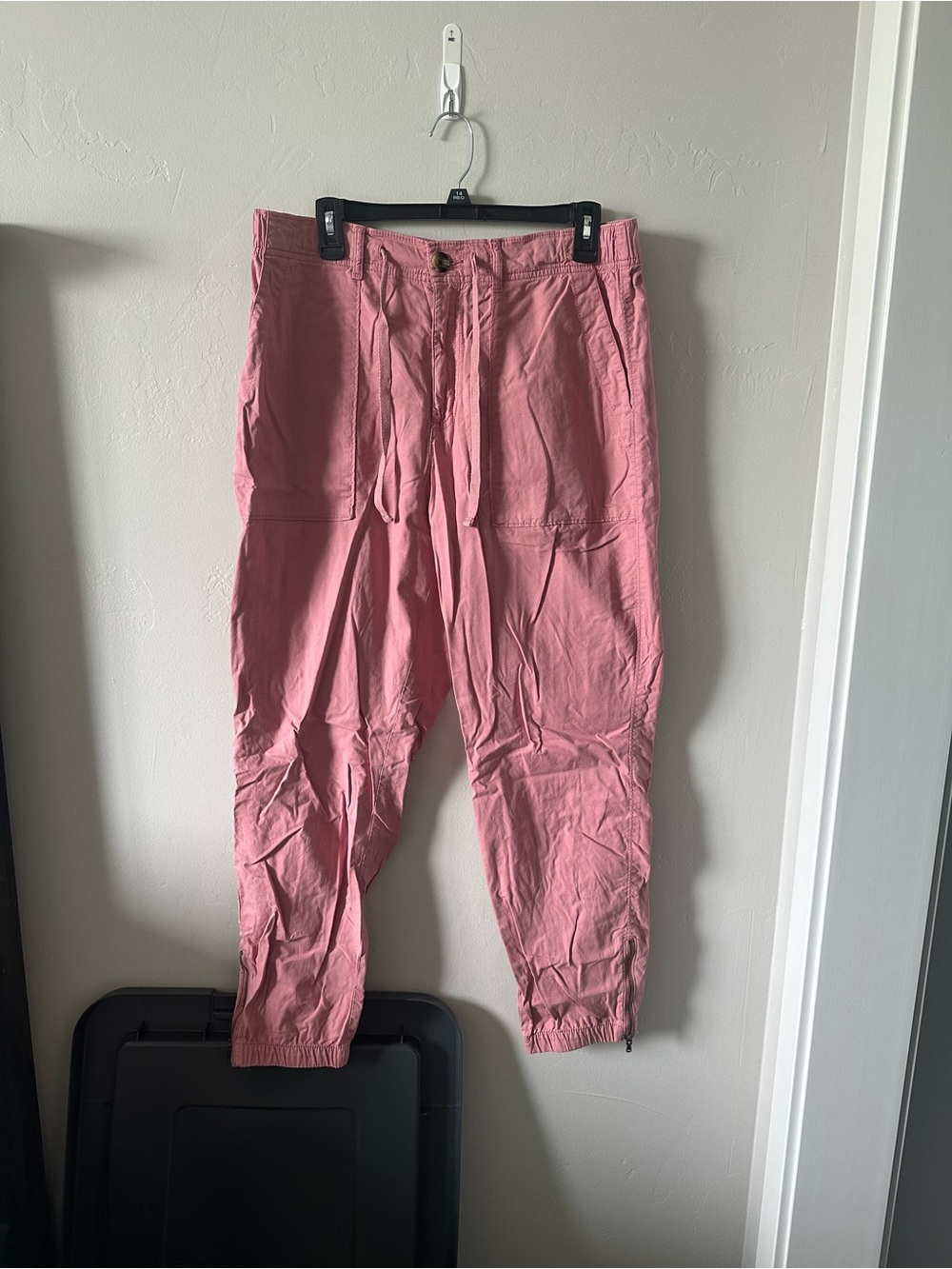 Sonoma Dusty Pink Straight-Leg Drawstring Pants